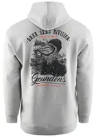 Grundéns mikina dark seas x grundens portsmith hoodie athletic heater - l