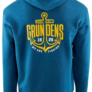 Grundéns mikina displacement dwr hoodie anchor navy heater - l