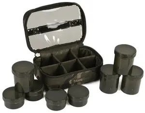 Fox pouzdro camolite 8 pot hookbait case