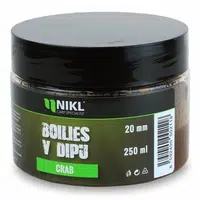 Nikl boilies v dipu crab 250 g - 20 mm