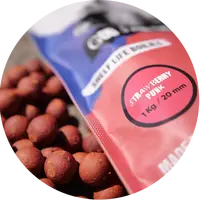 G.b.u. boilies strawberry punk - 1 kg 24 mm
