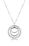 Brosway Nepřehlédnutelný ocelový náhrdelník Amy BAY06 (řetízek, přívěsky)