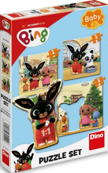 Puzzle set Bing a kamarádi 3–5 dílků baby
