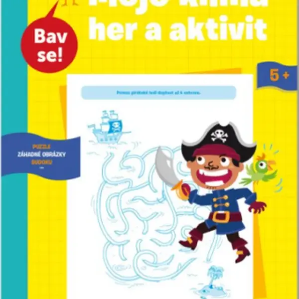 Má kniha her a aktivit 5+