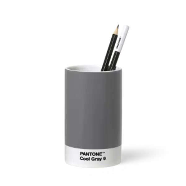 PANTONE Porcelánový stojánek na tužky - Cool Gray 9
