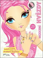 Moderní hvězdy - Ozdob si nehty skvělými doplňky! + 200 nálepek