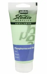 Fosforeskující barva Pébéo 100ml – zelená