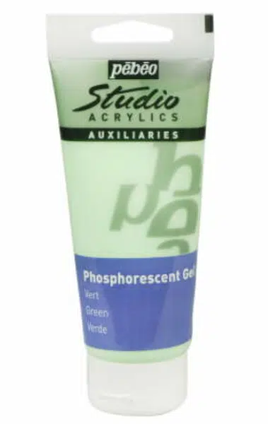 Fosforeskující barva Pébéo 100ml – zelená