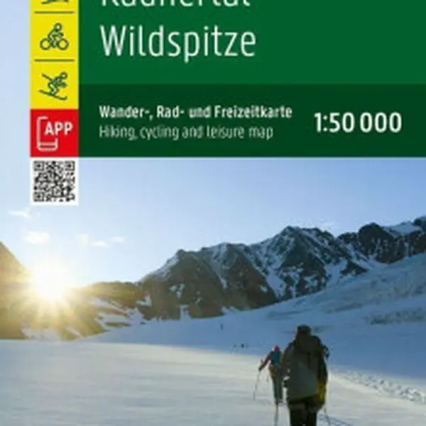 Ötztal 1:50 000 / turistická, cyklistická a rekreační mapa