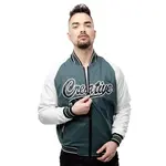 Pánska Baseballová Bunda GLANO - Zelená