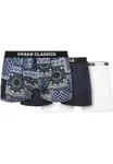 Organic Boxer Shorts 3-Pack Navy+Navy+White Scarf