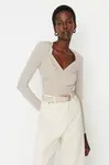 Dámske body Trendyol Knitted