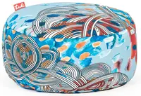 TULI sedací vak Puf, nesnímateľný poťah - vzor Abstrakt