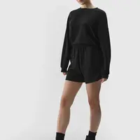 Women's sweatpants with modal 4F - black