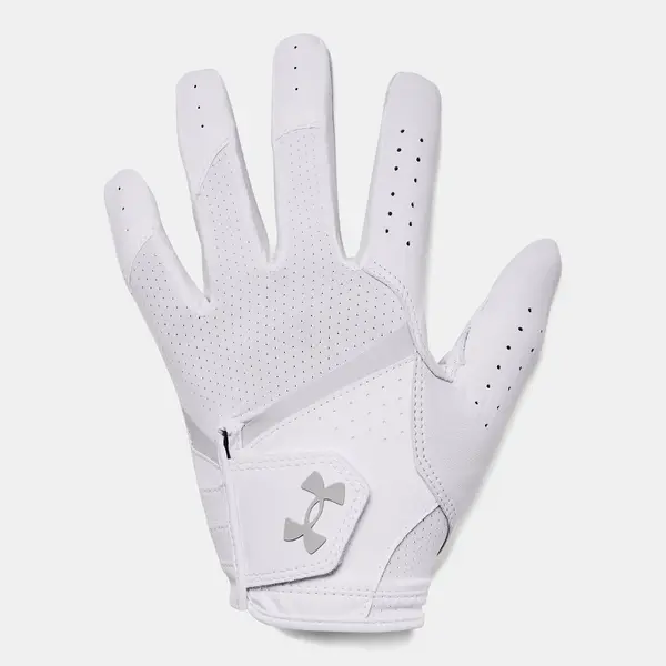 Biela dámska golfová kožená rukavica Under Armour UA Women IsoChill Golf Glove (1ks)