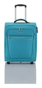Kufor do lietadla 55x40x20 Travelite Cabin 2w S Turquoise