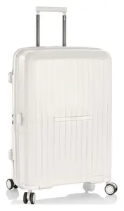 Stredný škrupinový kufor na kolieskach Heys Airlite M White
