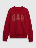Červená dievčenská mikina s logom GAP