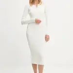 Šaty a kardigan Answear.LAB biela farba