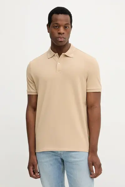 Bavlnené polo tričko Guess