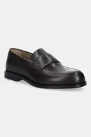 Kožené mokasíny Calvin Klein ESS RUBBER BAND LOAFER LTH