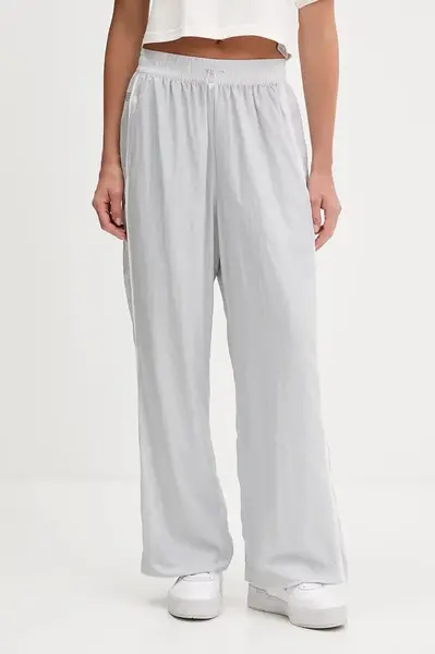 Tepláky Puma PUMA x ROSÉ dámské, šedá barva, 633796