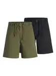 JACK & JONES Nohavice 'JPSTJaiden'  zelená / čierna