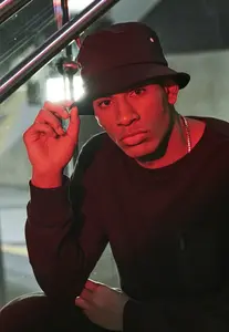 Nylonový bucket Hat černý