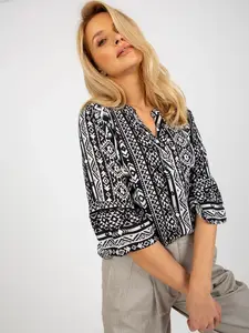 Blouse-D73771M11062C-black