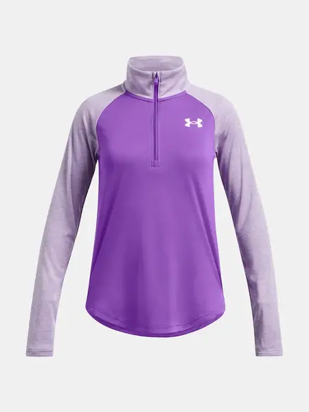 Under Armour Dívčí tričko Tech Graphic 1/2 Zip - Holky
