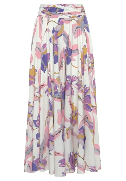 LASCANA Nohavice  zmiešané farby / biela