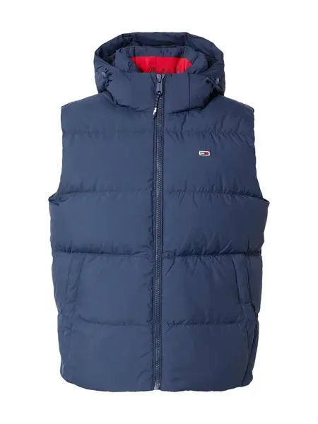 Tommy Jeans Vesta 'Essential'  námornícka modrá / tmavomodrá / červená / biela