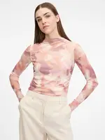 Růžové dámské tričko s dlouhým rukávem ORSAY - Dámské