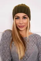 Kesi Paris fleecová čepice K213 modrá+kiwi