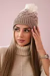 Kesi Fleecová čepice Ilona K218 beige+ecru