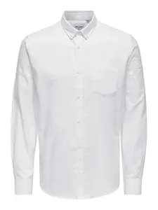 Only & Sons Košeľa 'Alvaro'  biela