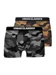 Urban Classics Boxerky  piesková / hnedá / sivá / kaki / čierna