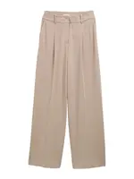 TOM TAILOR Plisované nohavice 'Lea'  tmavošedá