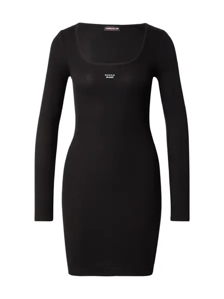 GUESS JEANS Šaty  čierna / biela