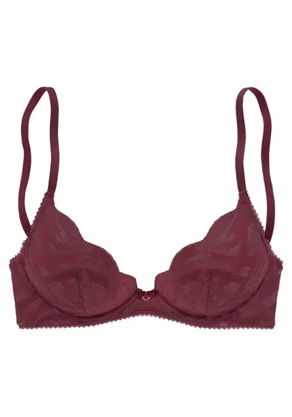 NUANCE Podprsenka  bordová
