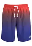 BUFFALO Plavecké šortky  modrá / červená