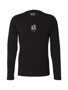 ARMANI EXCHANGE Tričko  čierna / biela