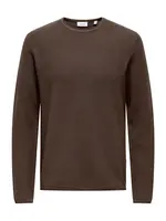 Only & Sons Sveter 'ERIC'  čokoládová