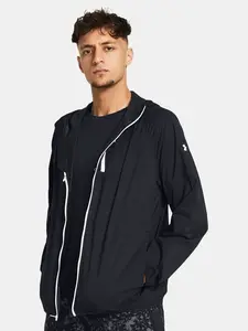 Under Armour Bunda LAUNCH LIGHTWEIGHT JKT-BLK - Pánské