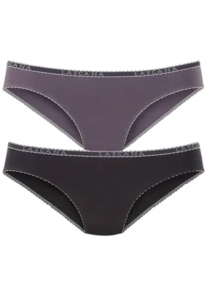 LASCANA Nohavičky  orgovánová / čierna