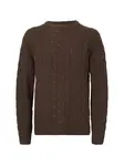 Only & Sons Sveter 'ONSMACK'  tmavohnedá
