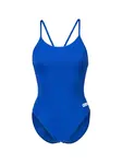 ARENA Jednodielne plavky 'Lace Back Solid'  modrá / biela