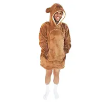 Cozy Noxxiez CH364 Kapybara - hřejivá televizní mikinová deka s kapucí pro teenagery