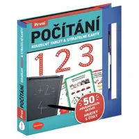 ELLA & MAX PRVNÍ POČÍTÁNÍ Kouzelný tablet & stíratelné karty, mix, velikost