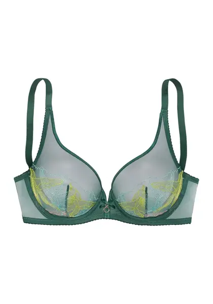 LASCANA Podprsenka  žltá / zelená